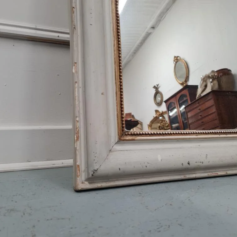 The Drill Hall Emporium antiques store Tasmania — French grey painted