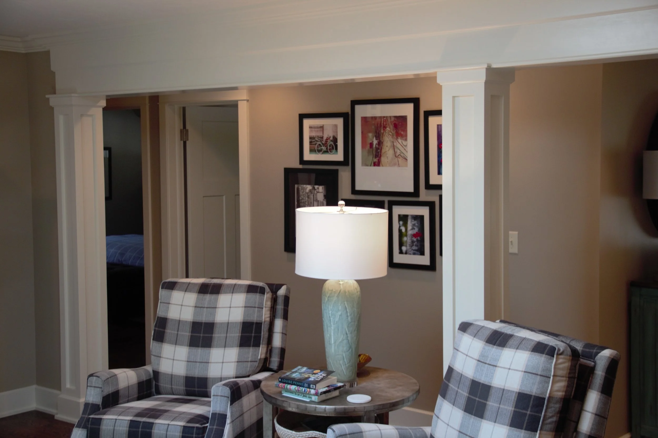  Wall removed to hall to open up space 