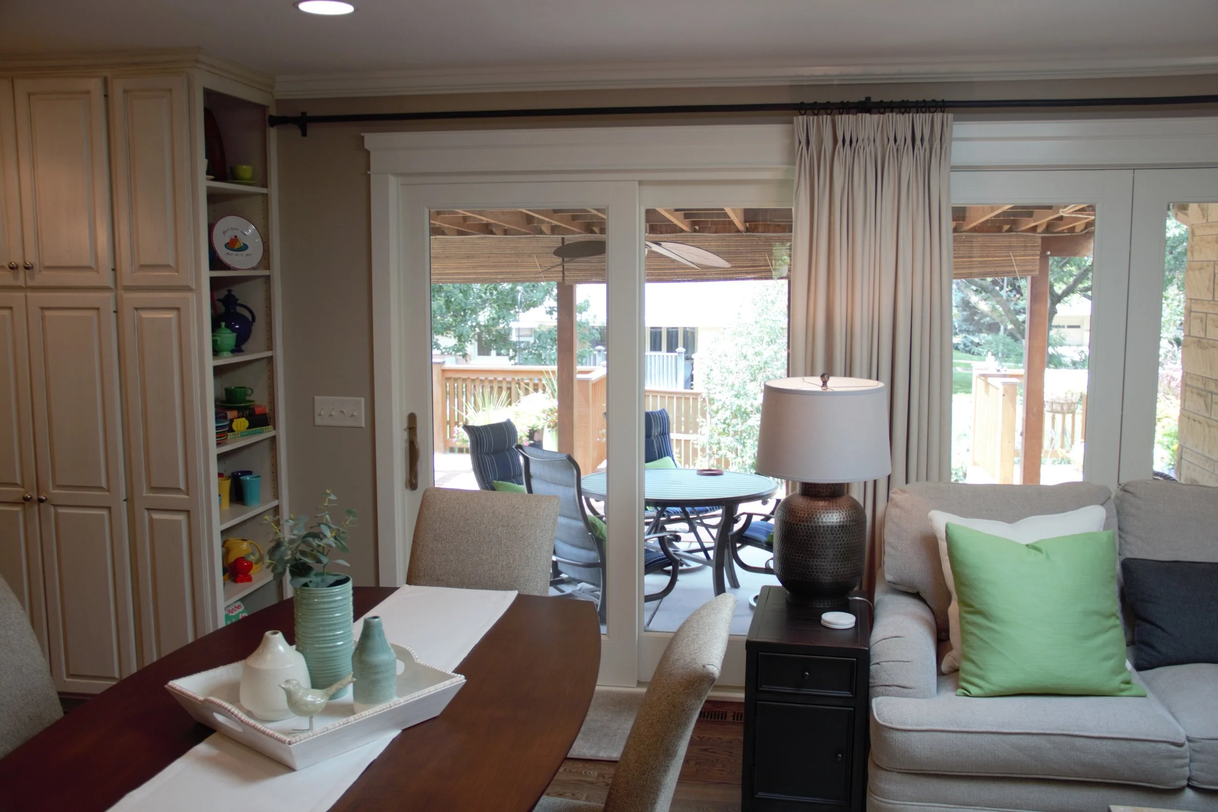  Patio door doubled in size 