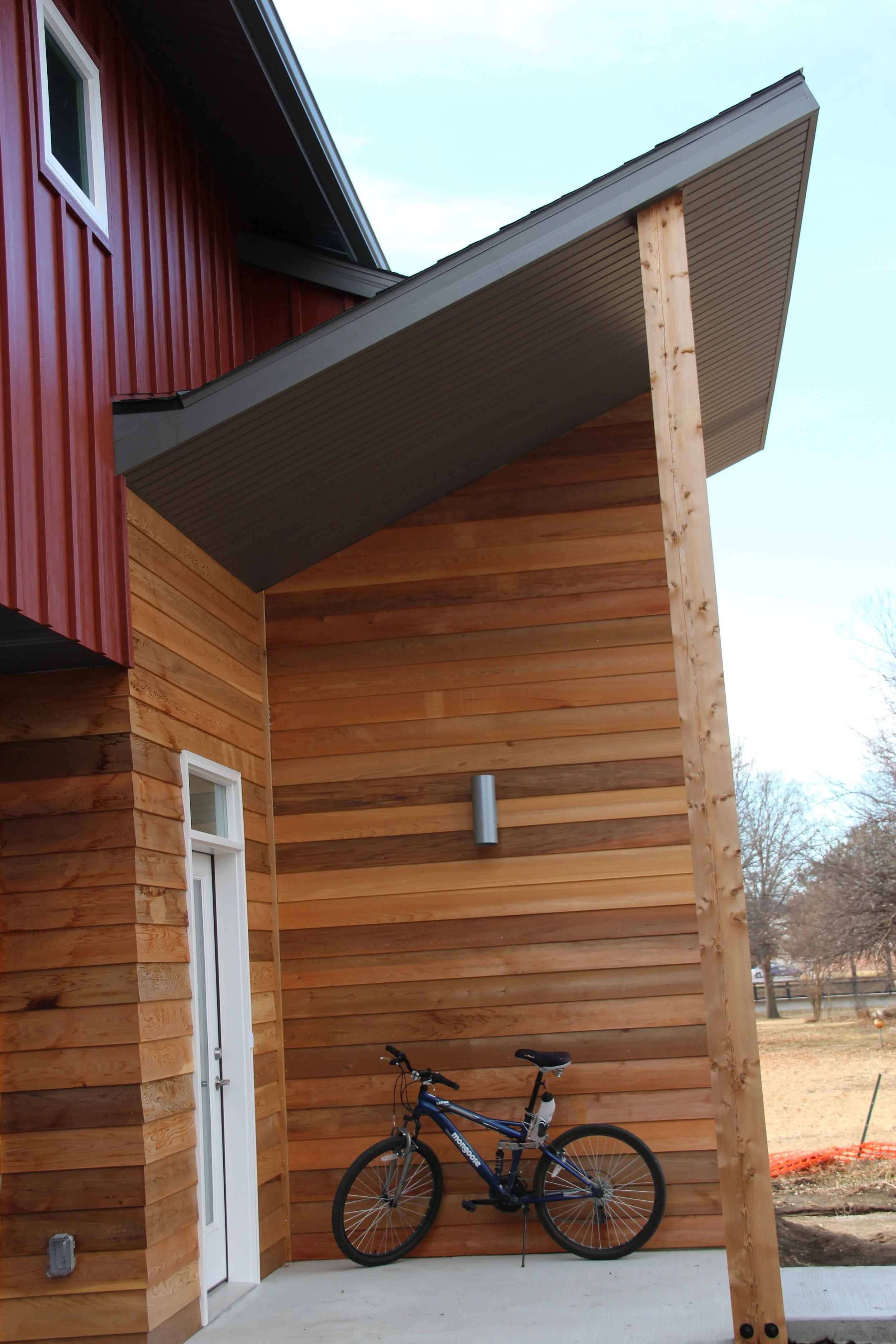  Infill project of four townhomes of modern design.  