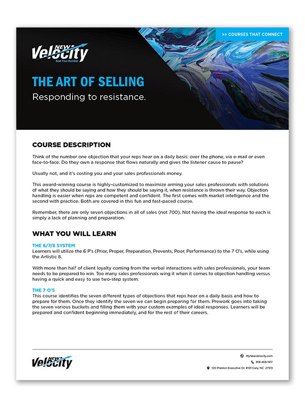 Art of Selling