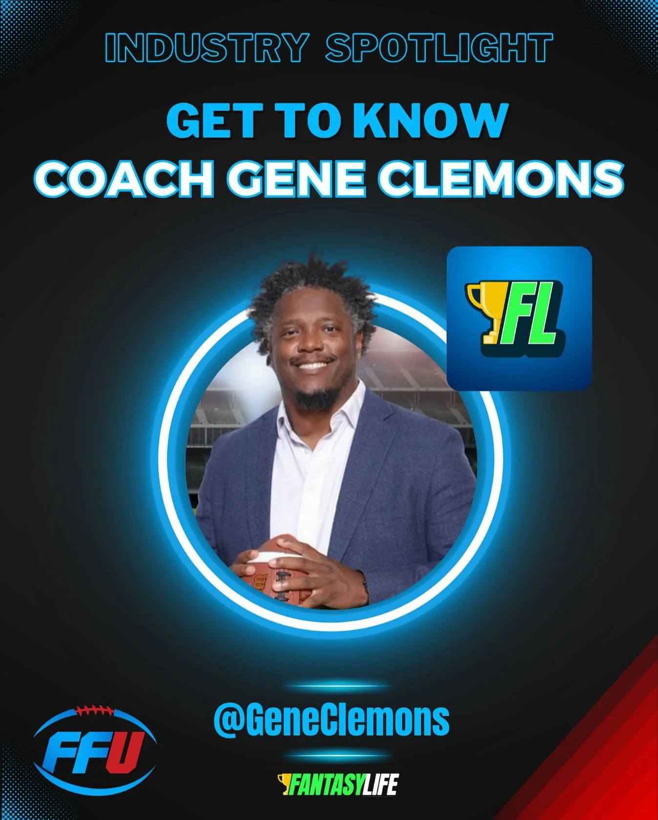 ποΈ NEW @fantasyfootballunlimited EPISODE!
Coach Gene Clemons @geneclemons joins the show to share his story! ππ₯
We dive into:
πΉ His career as a coach, educator, and sports journalist
πΉ A deep love for sports, fandom, and football culture
πΉ Fa