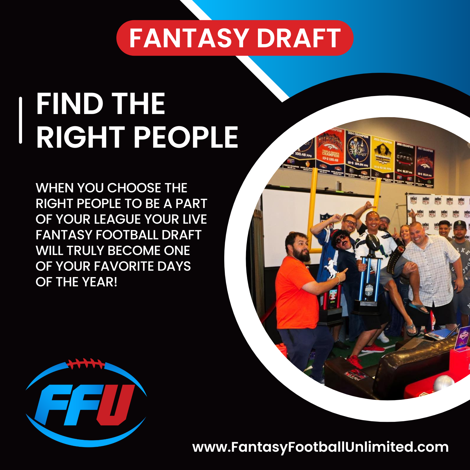 THE BEST LIVE FANTASY FOOTBALL DRAFT IDEAS — Fantasy Football Unlimited