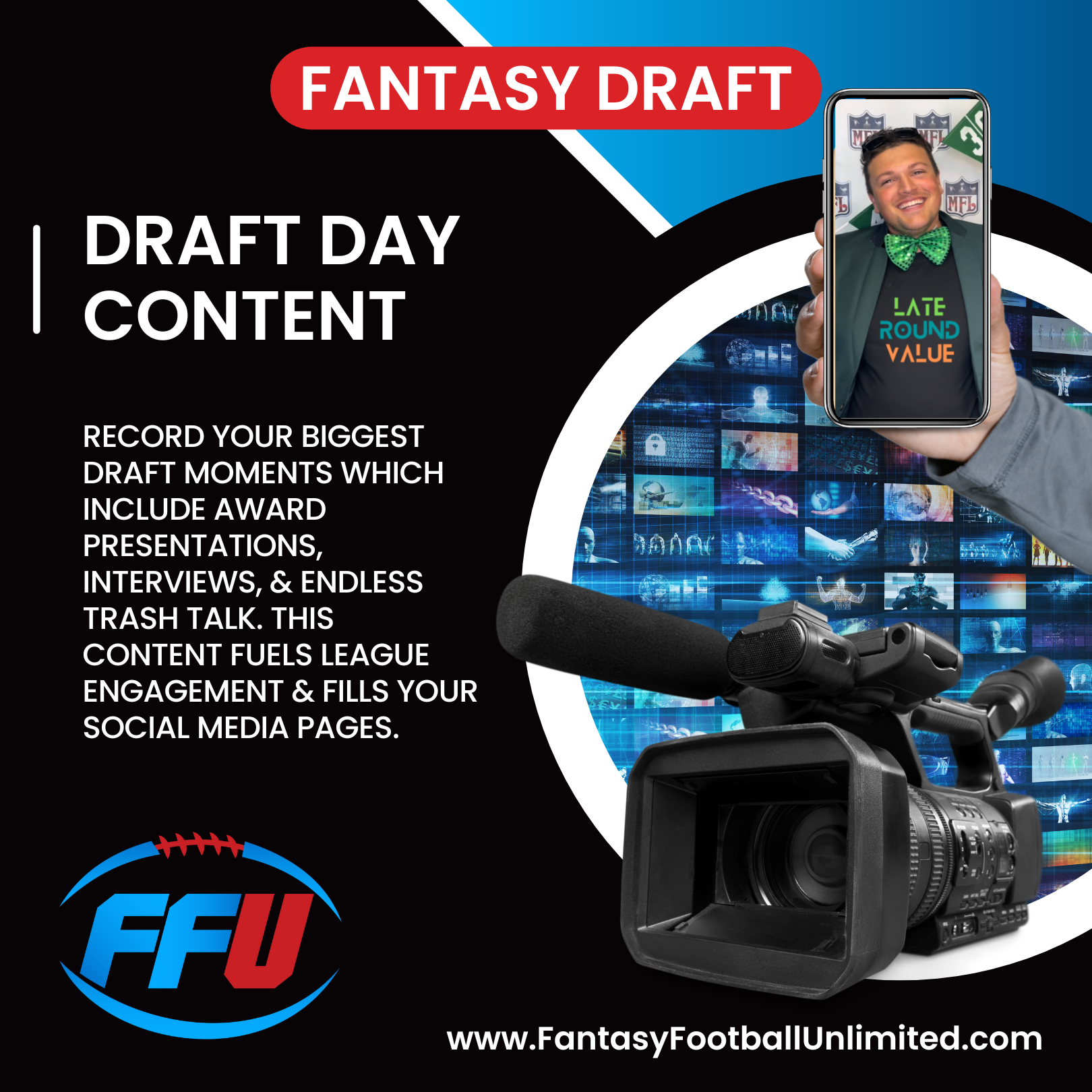 THE BEST LIVE FANTASY FOOTBALL DRAFT IDEAS — Fantasy Football Unlimited
