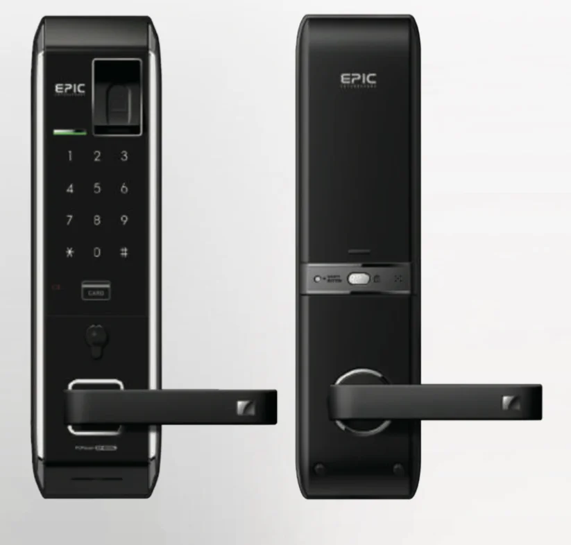 EPIC 8000 L (fingerprint, pin number, rfid card, key, mortise lock, opt home network module)