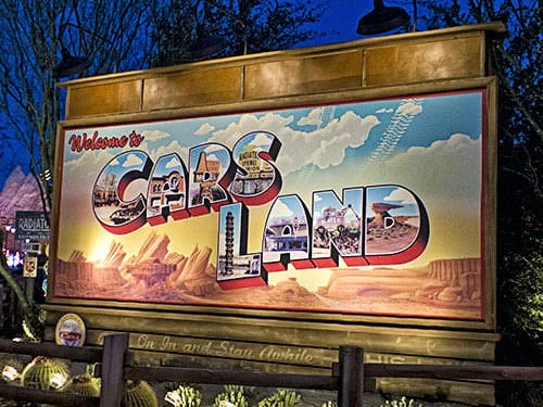Carsland and Radiator Springs Racers in Disney’s California Adventure