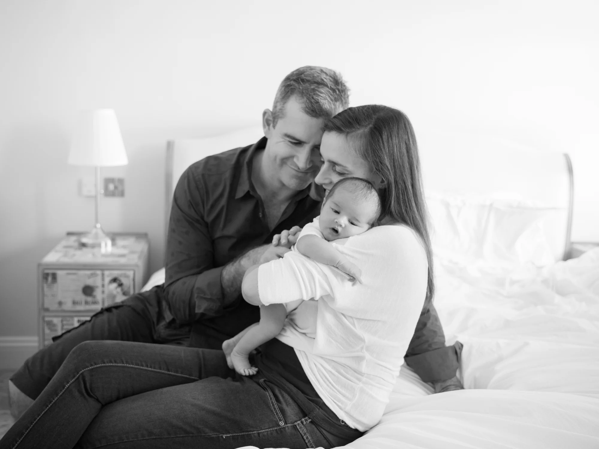 	
Newborn photography session in your London home.