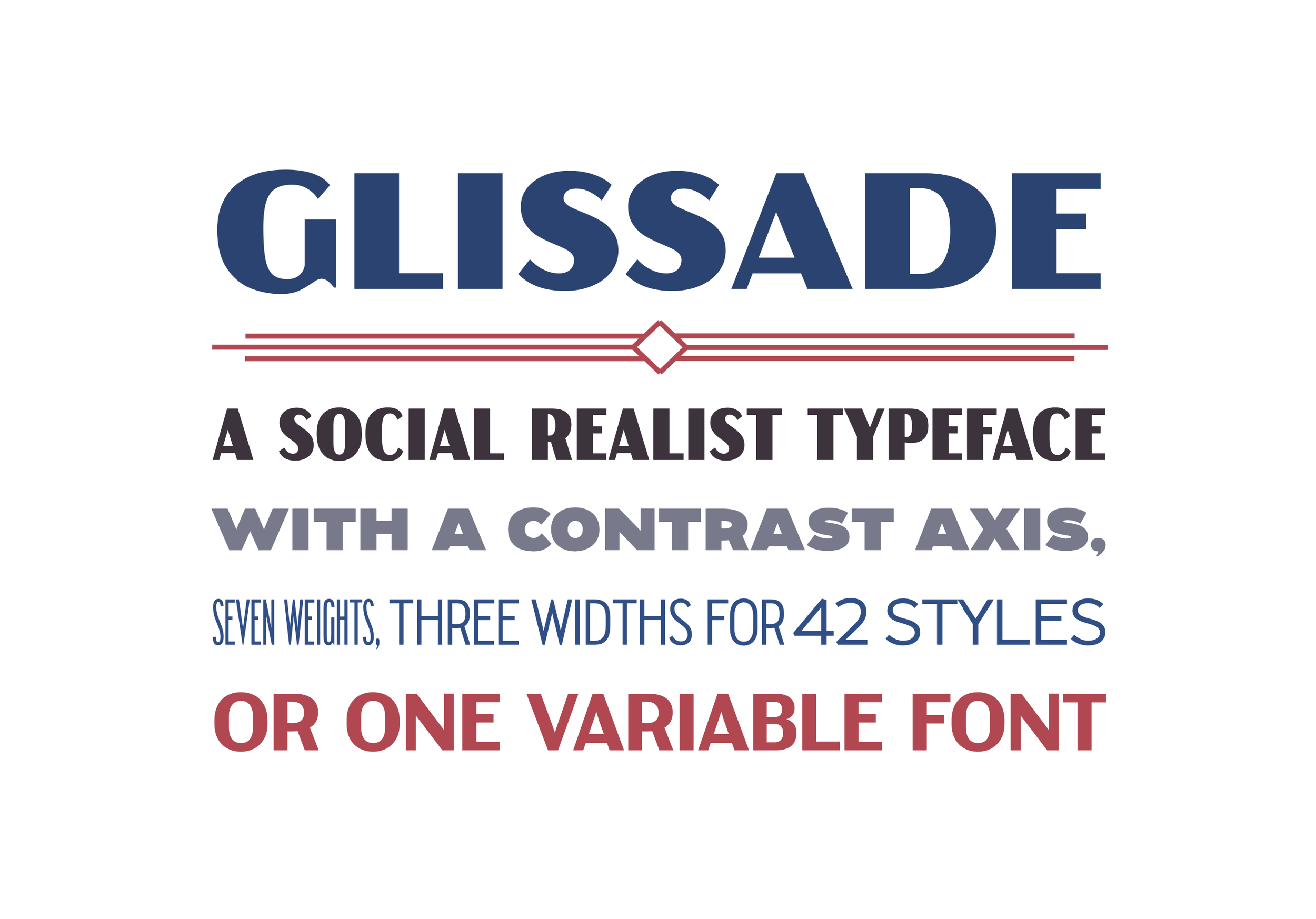 Glissade Variable Font