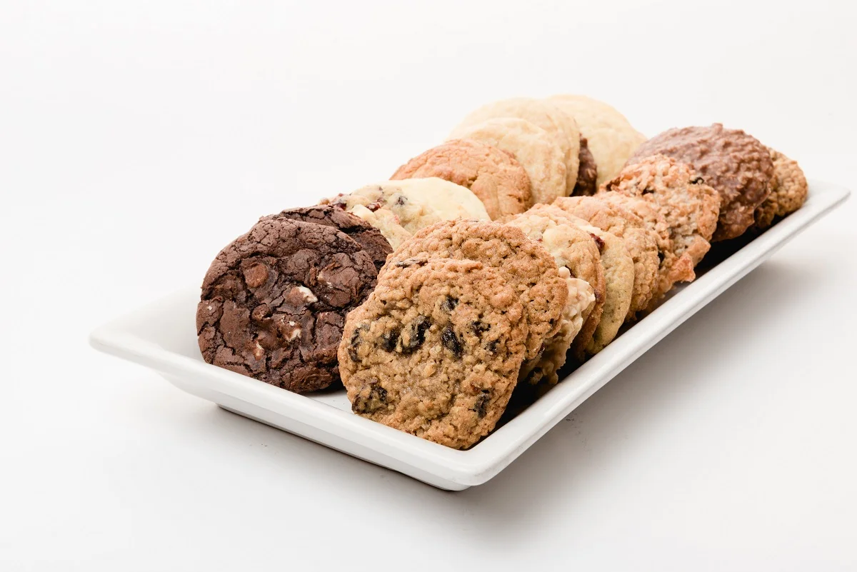 Fresh baked chocolate chip cookies