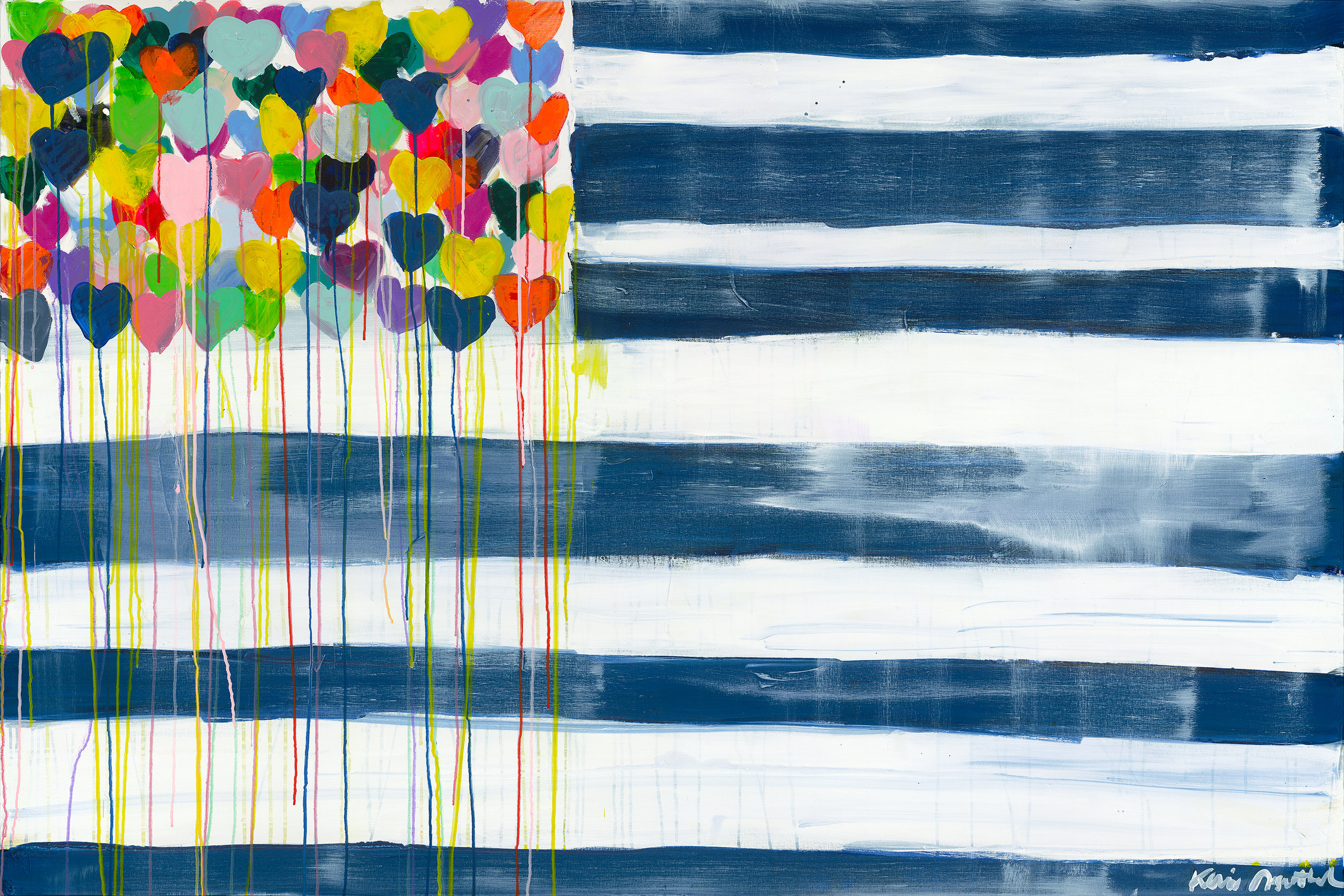 [SOLD] "UNITED STATE OF LOVE" 48X72 CANVAS CONTACT US TO COMMISSION