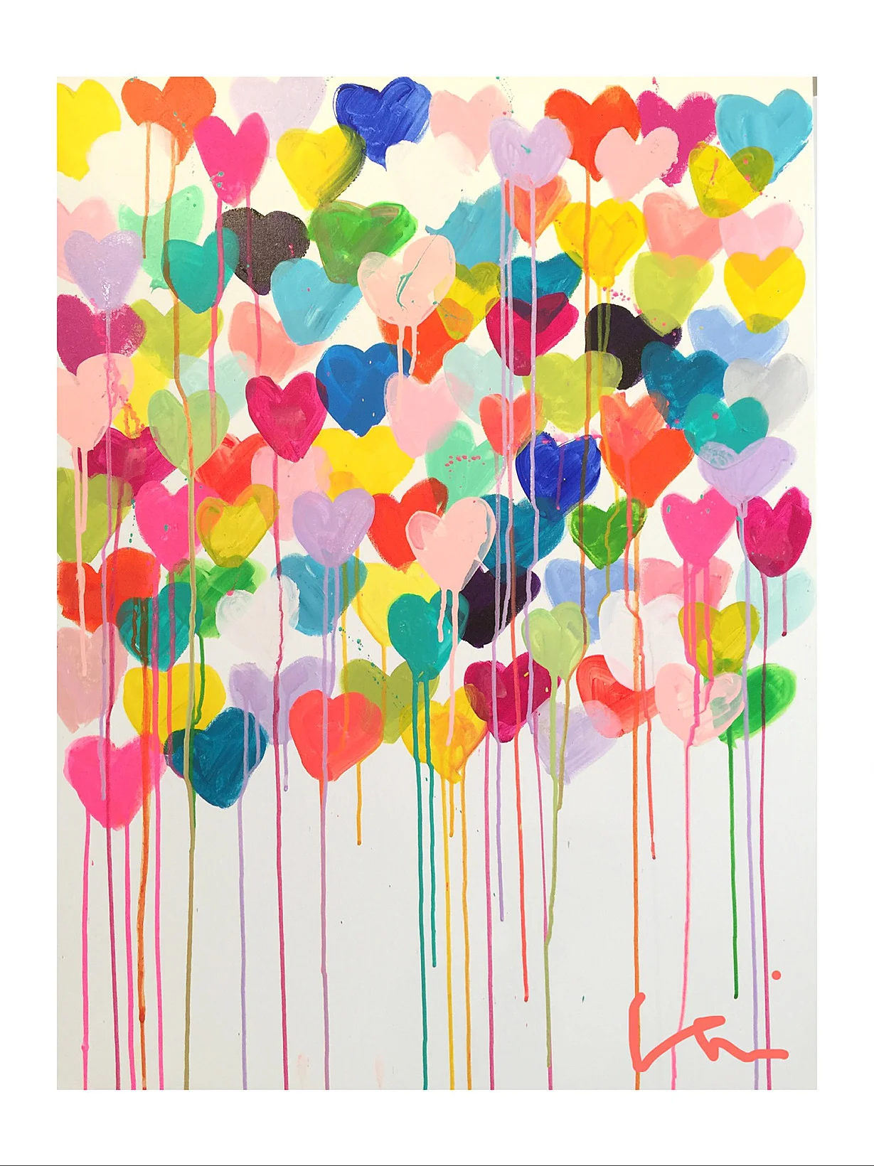 [SOLD] "LOVE LOVE" 30X40 CANVAS