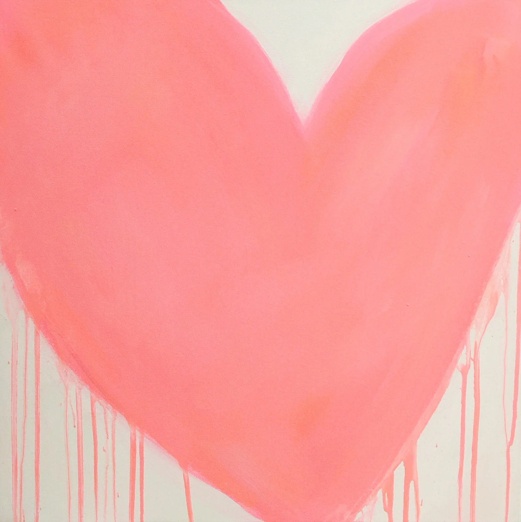 [SOLD] "BUBBLEGUM LOVE" 24X24 CANVAS