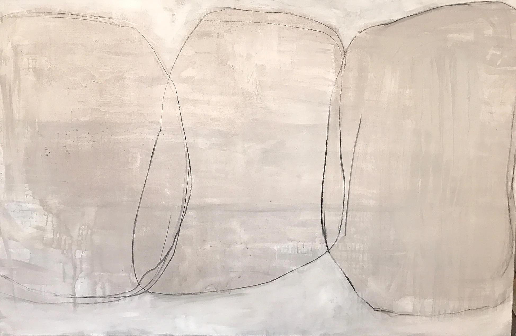 [SOLD] "THREE'S A CHARM" 40X60 CANVAS