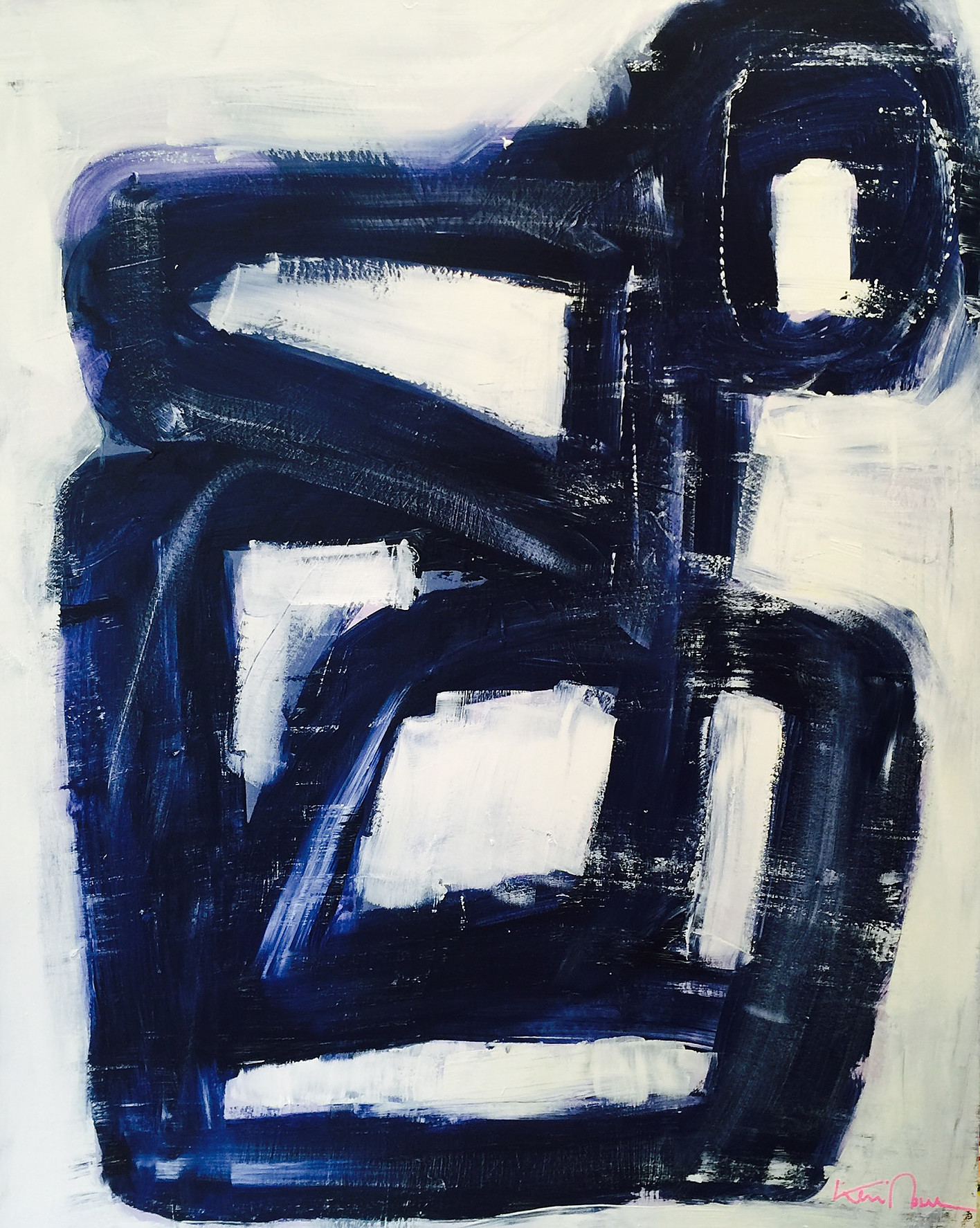 [SOLD] "CHARLIE" 36X48 FRAMED WORK ON PAPER