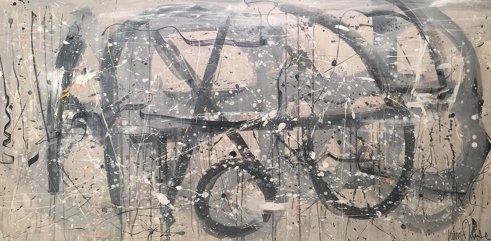 [SOLD] "THAT FEELING" 36X72 CANVAS