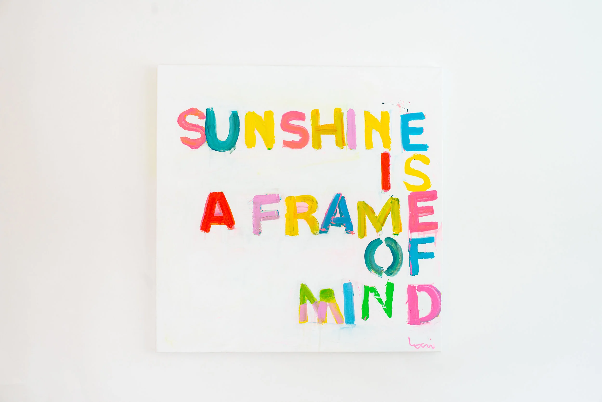 SUNSHINE IS A FRAME OF MIND [SOLD]