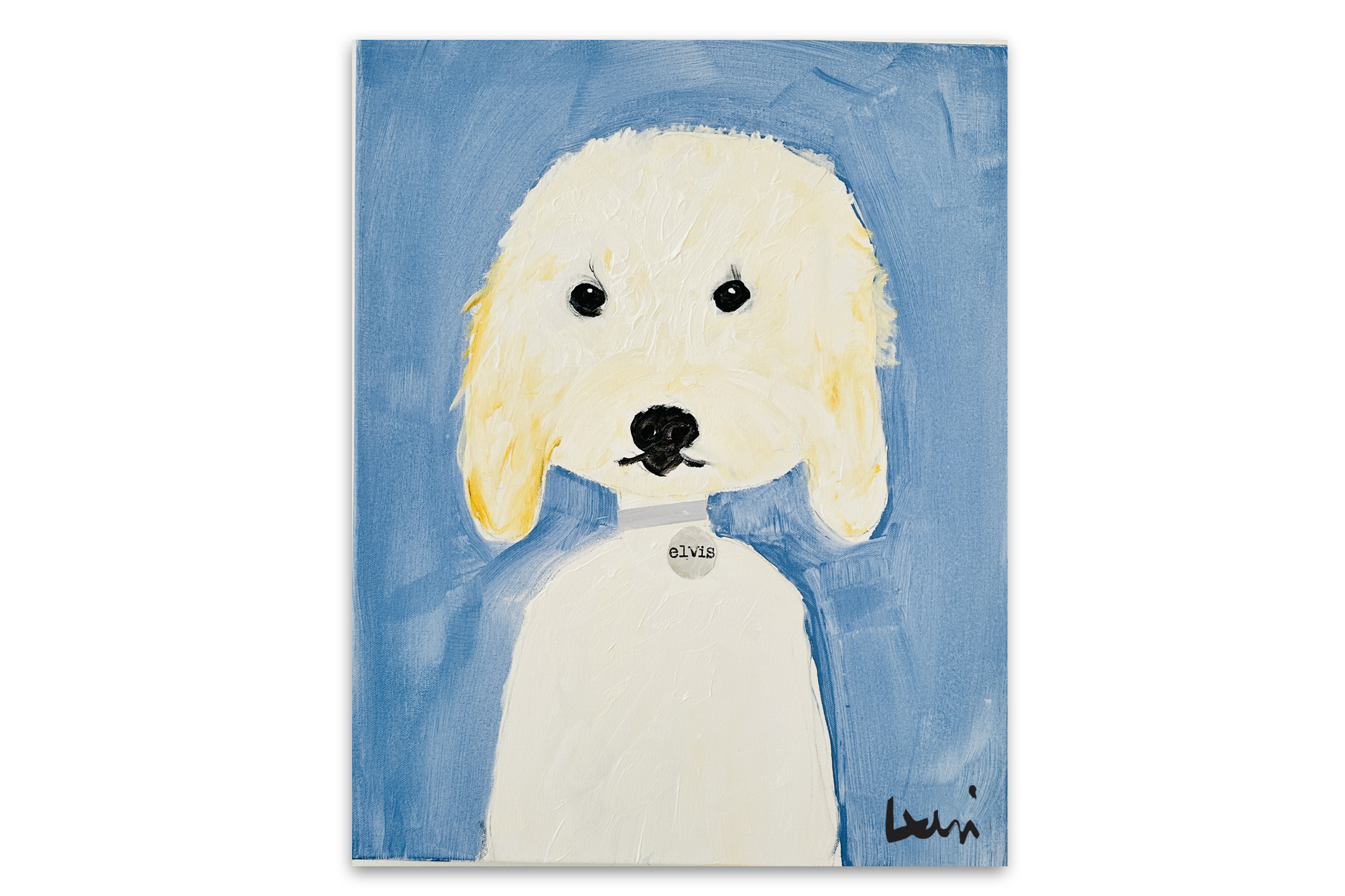PUPS  ELVIS  PORTRAIT