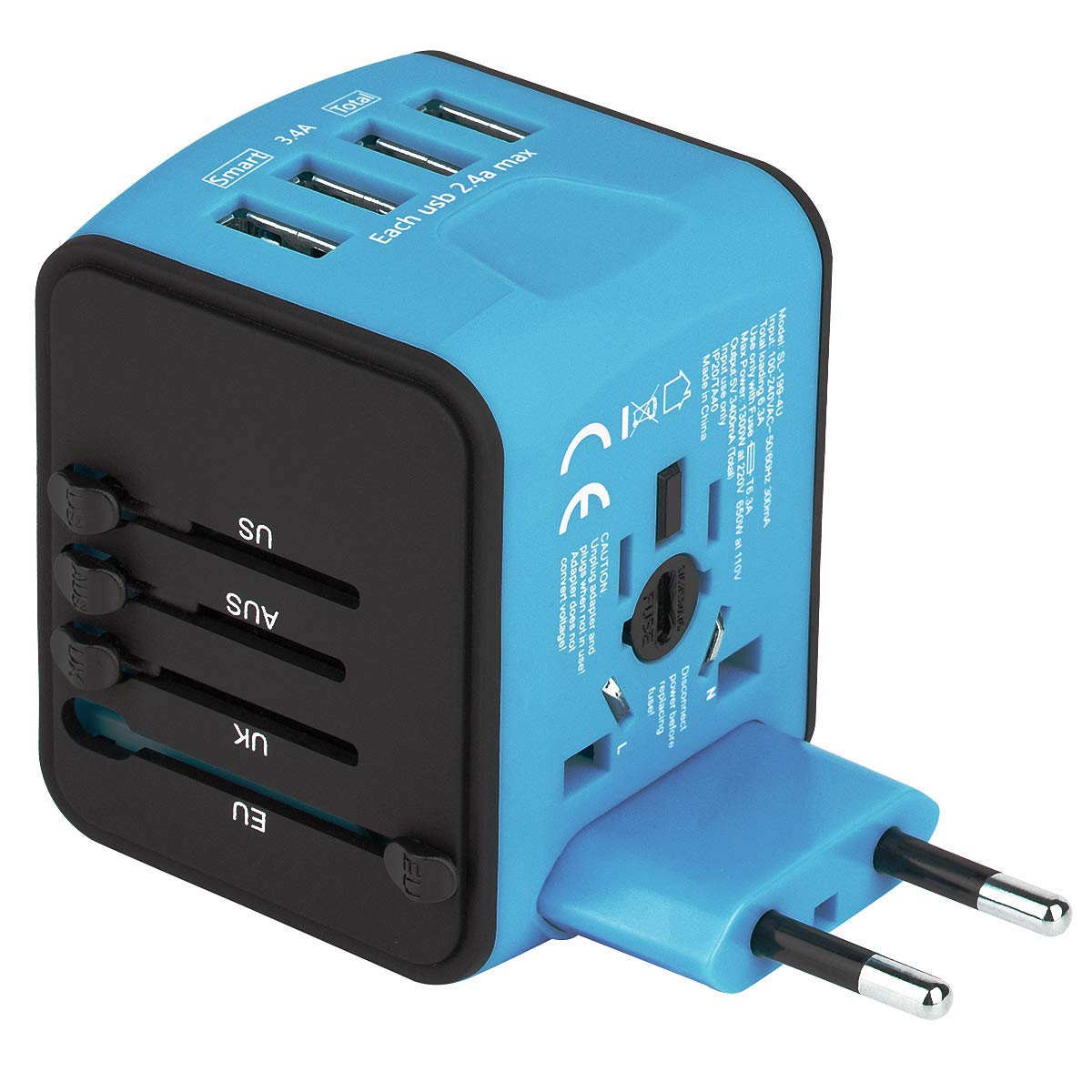 Castries Universal Travel Adapter