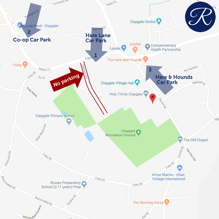 Claygate Recreation Ground Venue Details — Claygate Royals Football Club