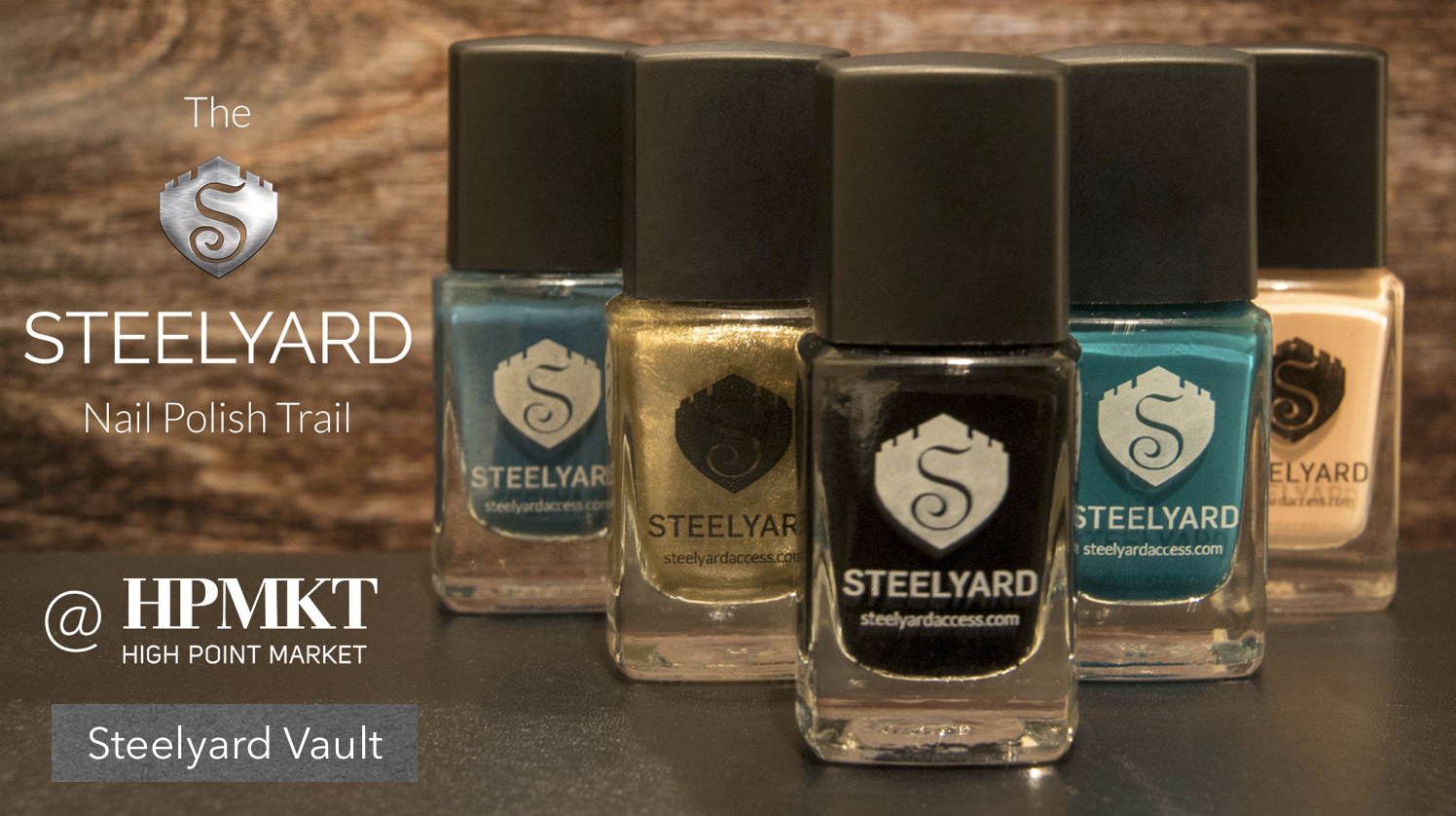 ** BONUS - for the first time ever, visitors to the Steelyard Designer’s Lounge will be able to select from a series of past collector colors such as Steelyard’s Cashmere and Master Suite, plus from the Style Spotter Collection: Parker Kennedy Alabaster, Cloth & Kind First Light, Woodson & Rummerfield’s Blush, Ishka Designs Starliner and Studio M Goldie Luxe. These were some hot polishes so they will go fast. Come see us on Saturday and ask nicely to see inside the vault!