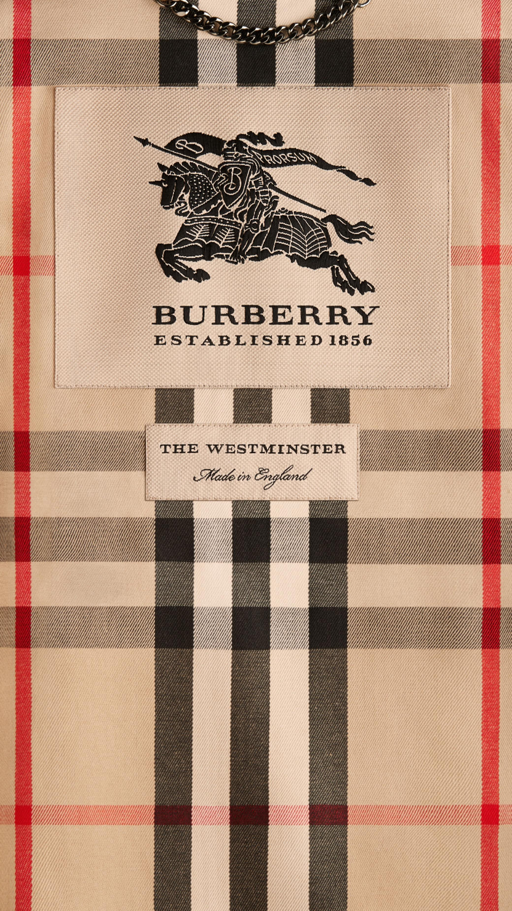 Burberry’s Iconic Vintage Checker Inner Layer