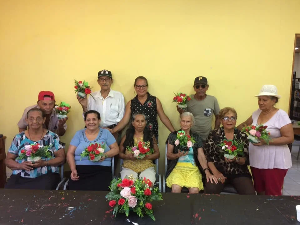 The Library hosts and directs a weekly senior citizens social club. The seniors practice and perform traditional folkloric dances and improvisational theater pieces throughout the community. They also play bingo and do other social activities each we