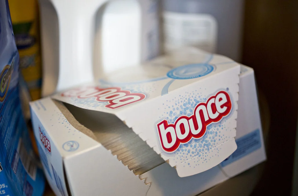 Yup. It’s dryer sheets.
