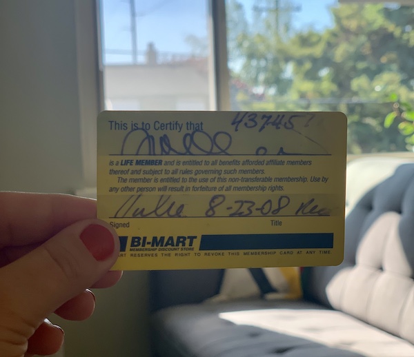 Also apparently this card is dated 2008 so clearly I have only had it for probably that entire time. Sorry, mom.