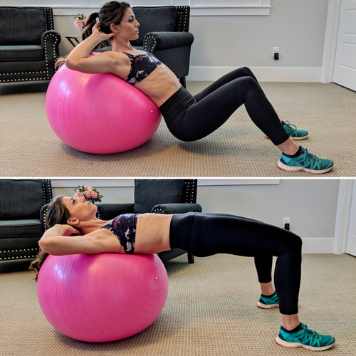 Stability Ball Hip Thrusters