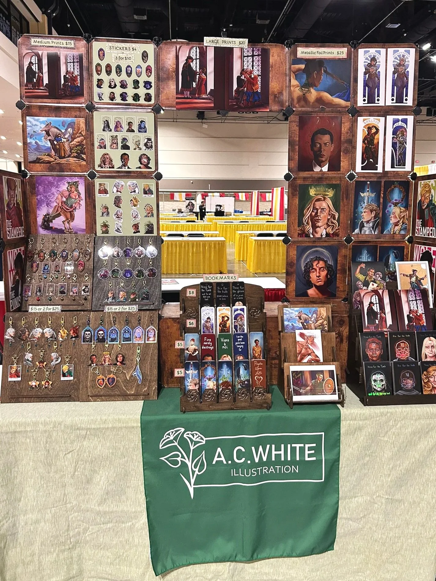 convention booth set up — A.C. White