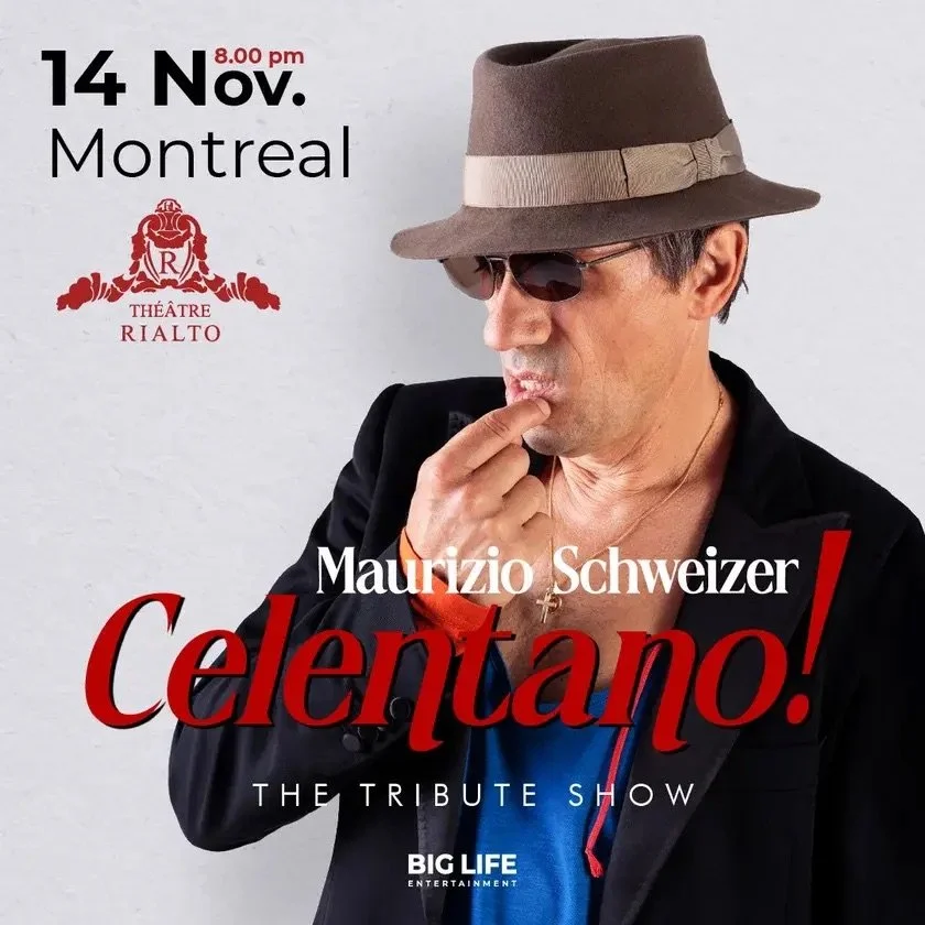 Big Life Entertainment Presents: MAURIZIO SCHWEIZER Celentano Tribute Show