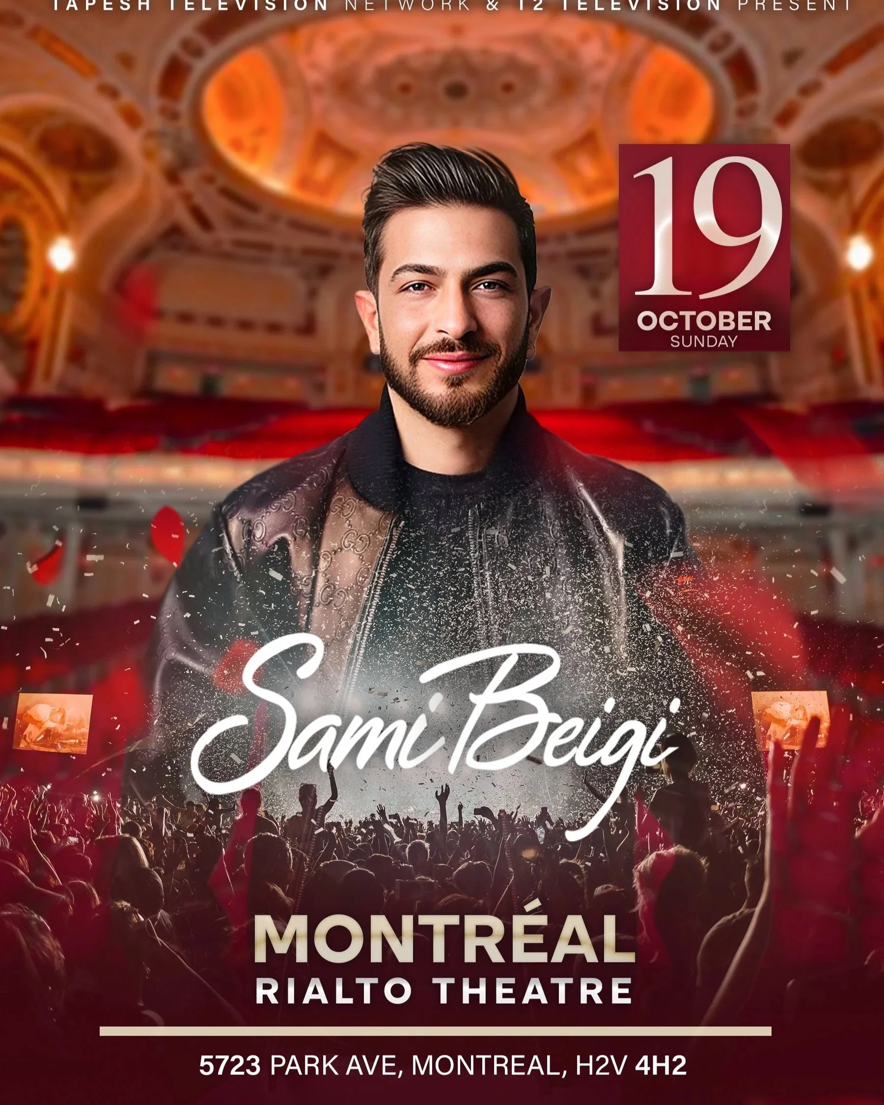 TAPESH TELEVISION NETWORK & T2 TELEVISION PRESENT: Sami Beigi Live in Montreal