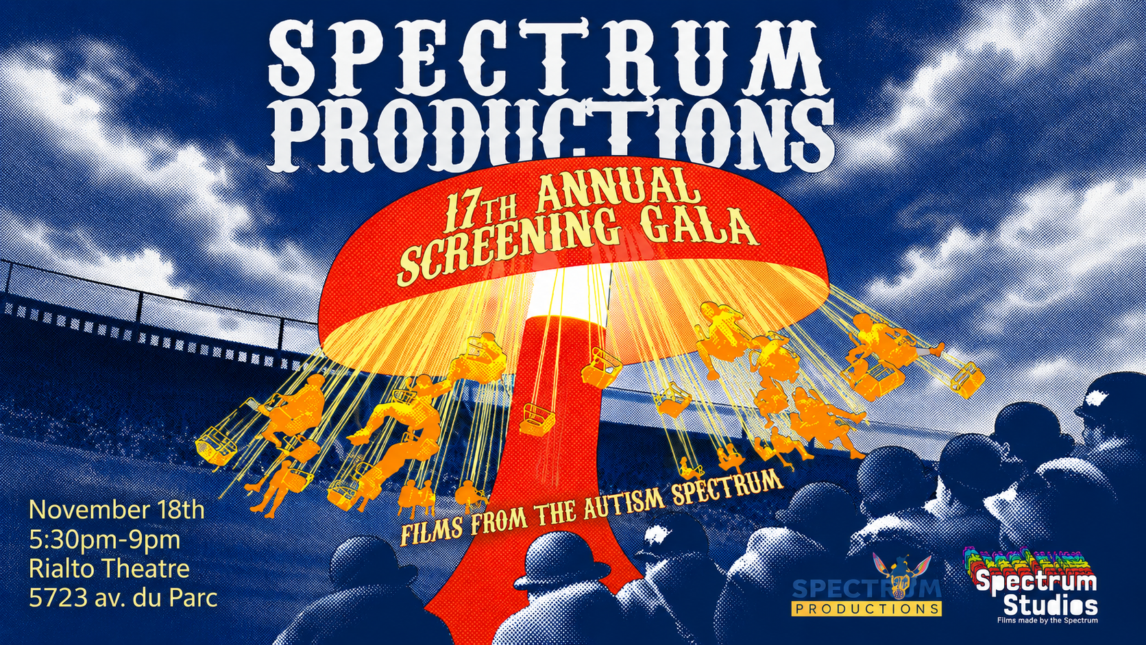 Spectrum Productions Présente: Le 17e Gala Annuel et Projection – Courts Métrages Originaux de la Communauté Autiste
