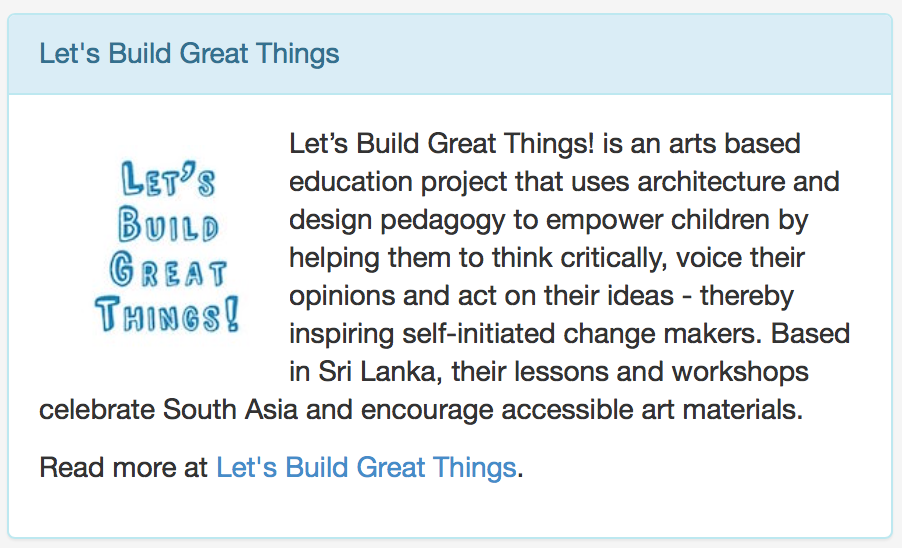 Let's Build Great Things Sri Lanka Description