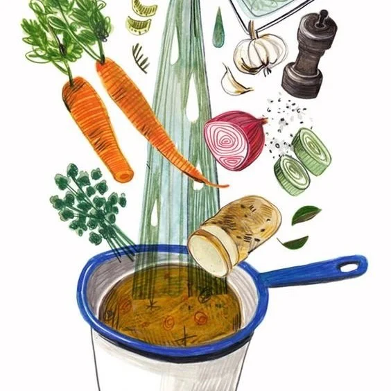 Jan 28: Create an illustrated recipe for your favorite food