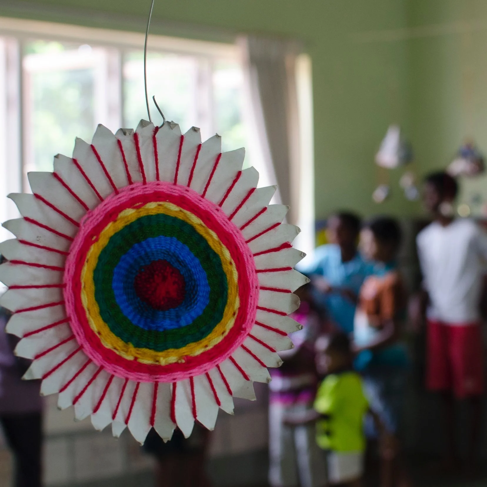 March 24: Paper Plate Weaving 