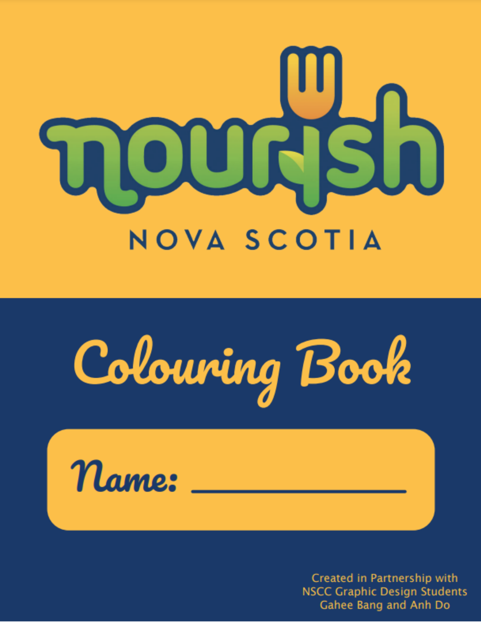 Nourish Colouring Book