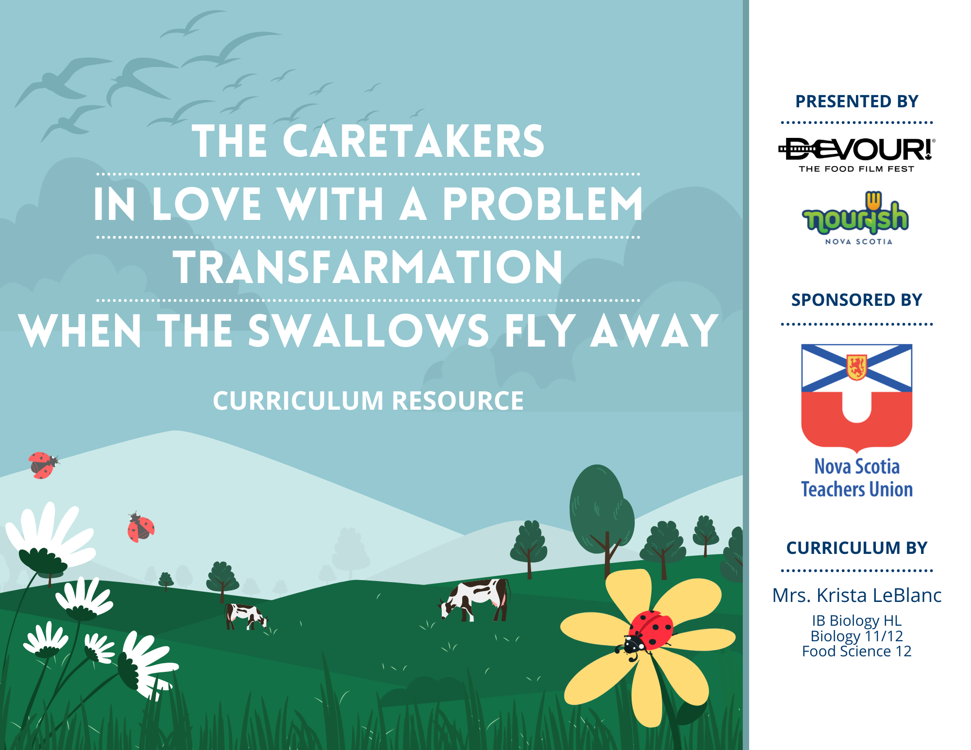 Shorts (The Caretakers, In Love With a Problem, Transfarmation, When the Swallows Fly Away)