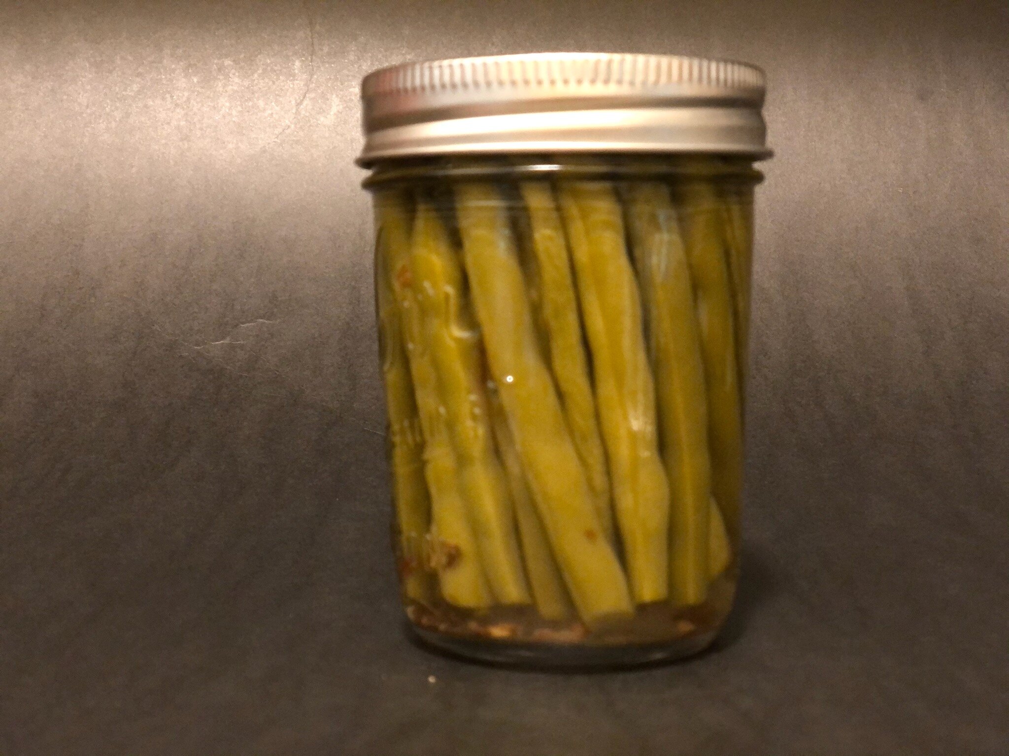 Spicy Dill Pickled Green Beans 8 oz. — Canning Chick