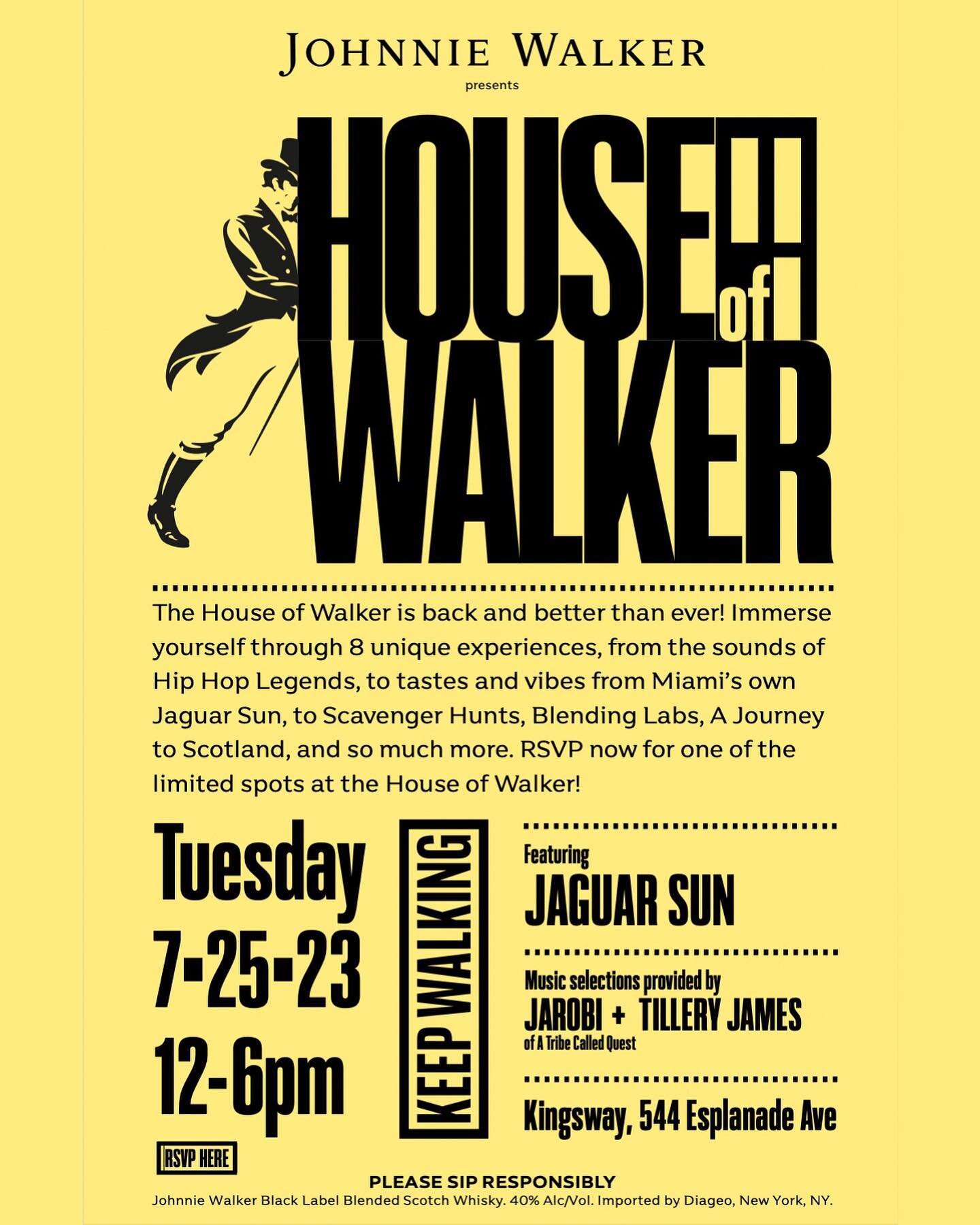 We're headed to @tales_of_the_cocktail and bringing the vibes to New Orleans! Catch us at The House of Walker tomorrow from 12 to 6PM where we will be slinging cocktails and shucking oysters, alongside guest DJs Jarobi White and Tillery James. RSVP a