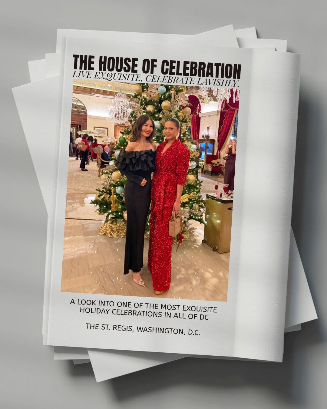 A look into one of the most exquisite holiday celebrations in Washington: The House of Celebration

📍 @stregisdc

A luxurious holiday gathering filled with gifts of handcrafted cocktails, passed hors d'oeuvres, seasonal dessert bites, live jazz, hol