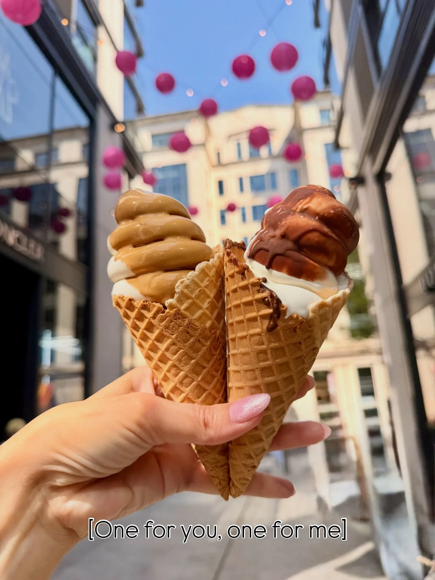 One for you + one for me
Which flavor would you like???

📍 @dolcezzagelato
☀️ @citycenterdc
(Also at @mosaicdistrict, @hirshhorn, @unionmarketdc, H St NE, Dupont Circle, @bethesdarowfrt)

🍦 Dulce de Leche + Vanilla Bean Swirl soft serve in a cone (