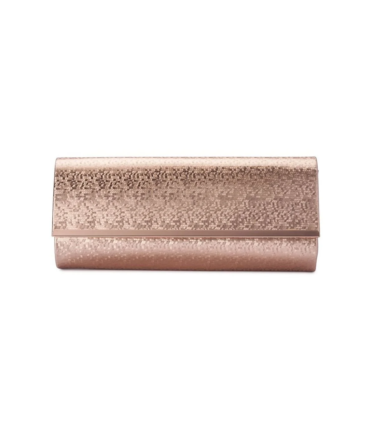 Fabucci - Olga-berg-rosegold-kayton-slimline-fold-over-clutch-bag
