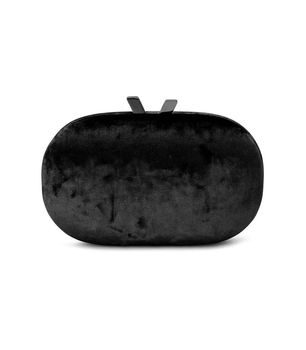 Fabucci - OLGA BERG Black Velvet Oval Pod Phebe