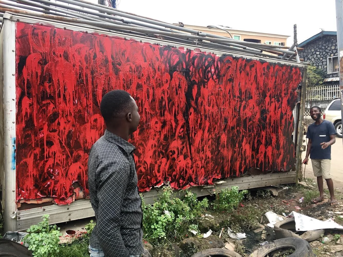 In the course of waiting… Live Drawing with Layo Bright