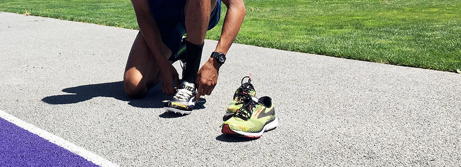 Decathlete Testing Spikes