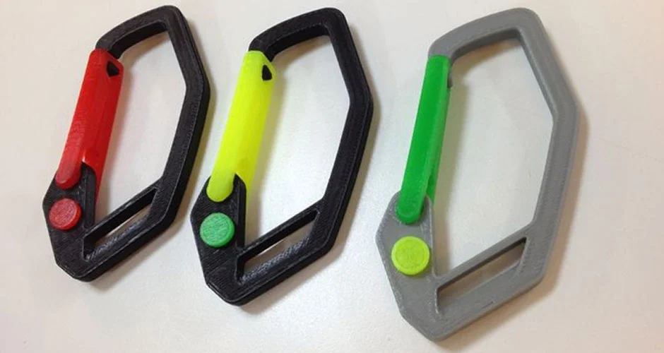 3D Printed Carabiners