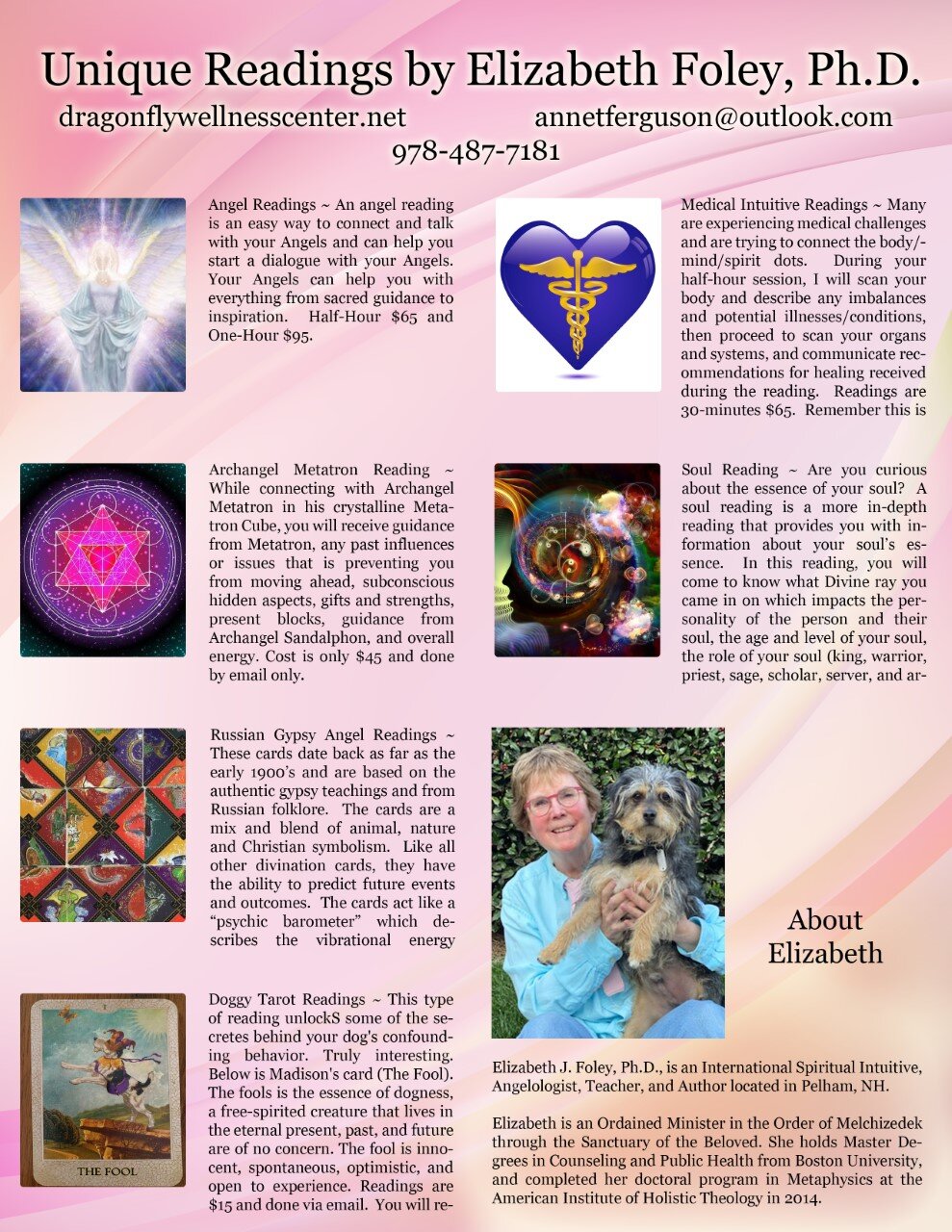 Readings by Elizabeth Foley, Ph.D.