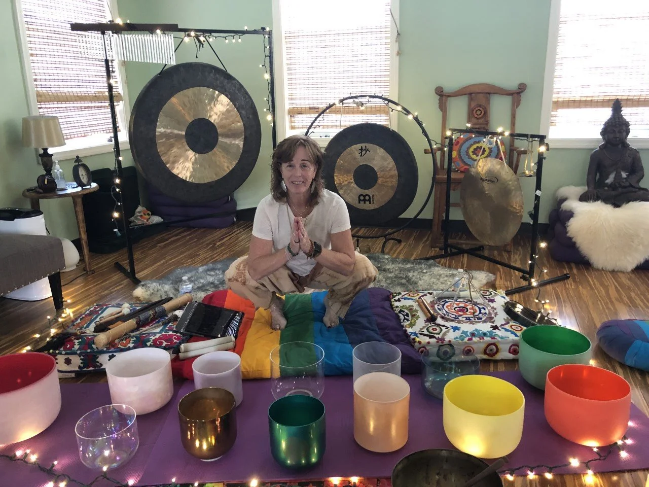 Vibrational Sound Bath with Sound Therapist, Kathleen Hubbard, RN of Jivana 