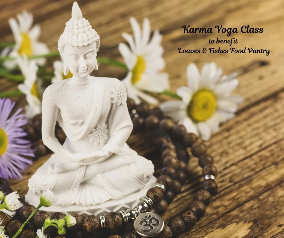 Free Karma Yoga Class with Rebecca Phillips to benefit Loaves &amp; Fishes Food Pantry